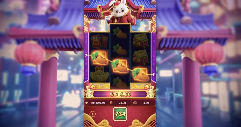 Fortune Rabbit Mega Win — multiplicador ativo no jogo do coelho